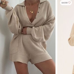 Free People: picnic sweater romper